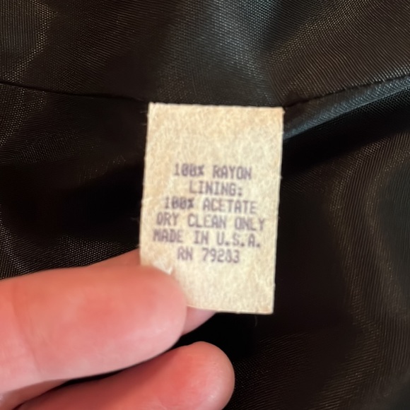 Vintage 80s ANN TAYLOR sz Small Velvet Topper Coat Black USA Made MidThigh Lined - Picture 11 of 13